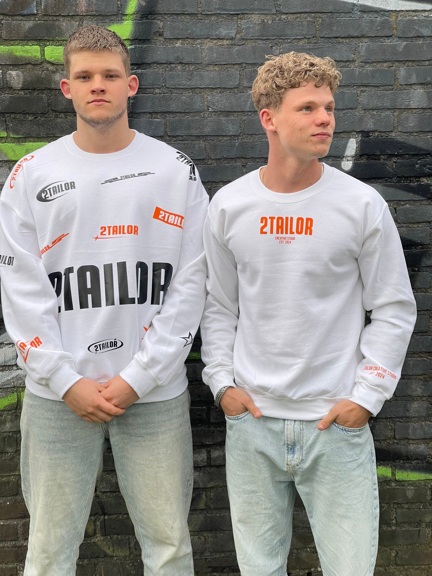 2TAILOR PATCHES SWEATER (XL)