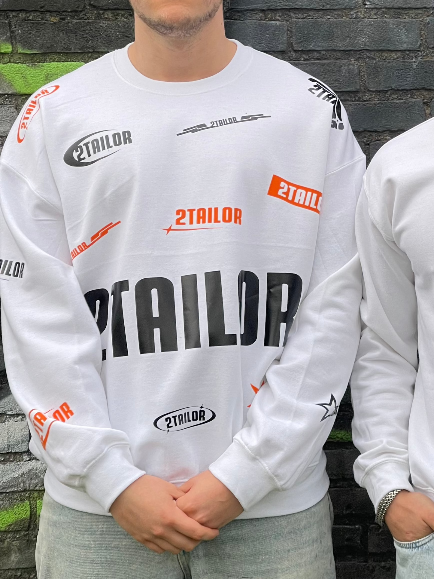 2TAILOR PATCHES SWEATER (XL)