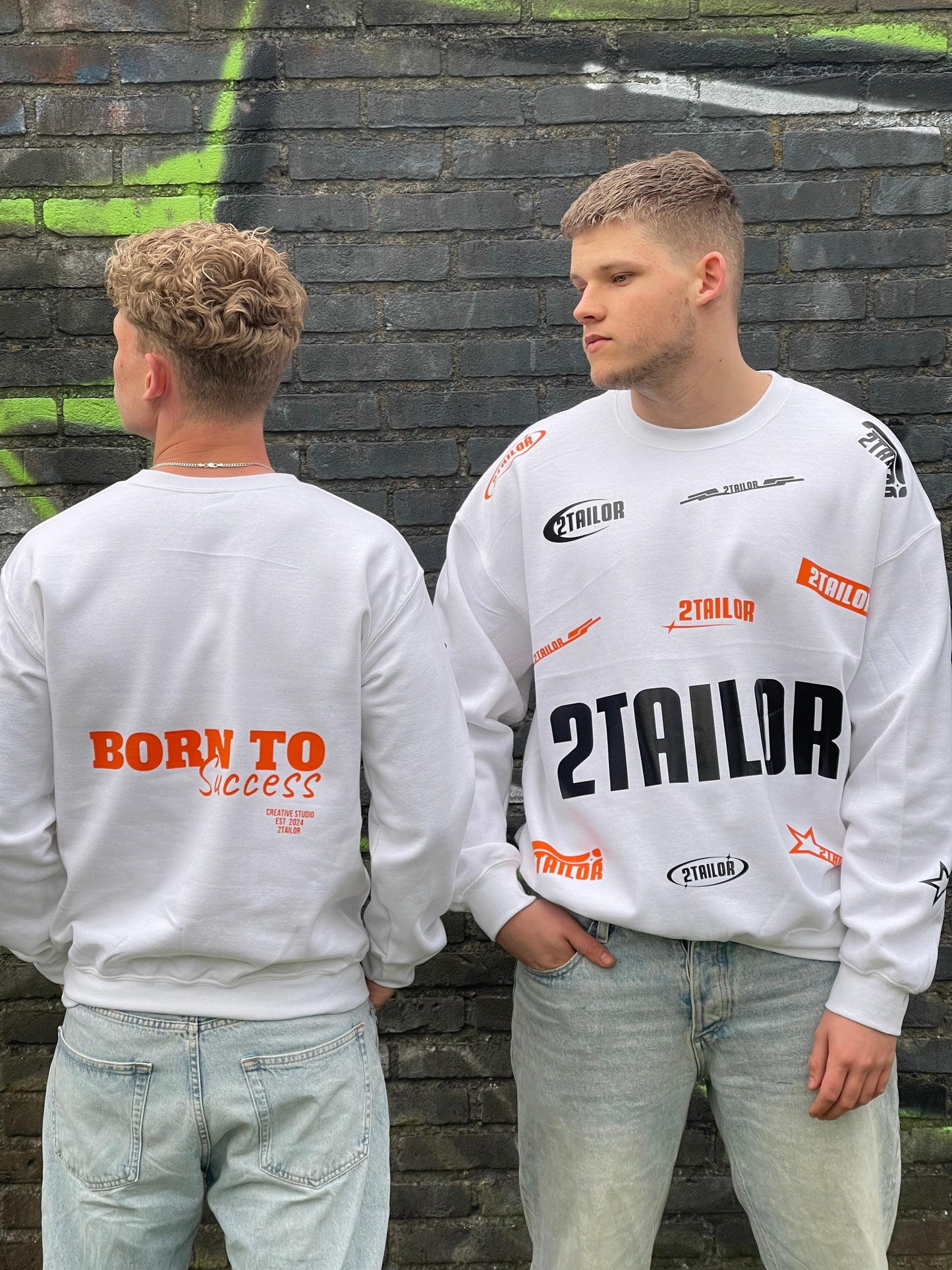 BORN TO SUCCES 2TAILOR SWEATER (S)